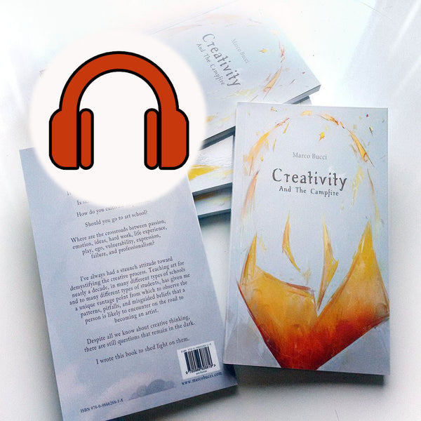 Audiobook - Creativity And The Campfire Book - Marco Bucci Art Store