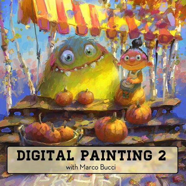 Full Digital Painting Package Workshop - Marco Bucci Art Store