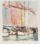 Sketchbook - 'Copenhagen Boats' Print - Marco Bucci Art Store